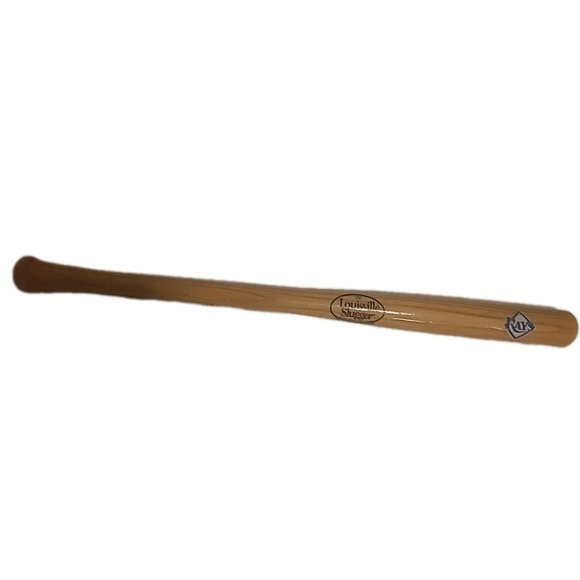 Louisville Slugger Other - Louisville Slugger Mini Baseball Bat Wooden 18" Museum & Factory Souvenir "RAYS"